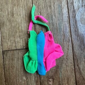 Vintage Barbie Sister Dramatic New Living Skipper Original Swimsuit #1117